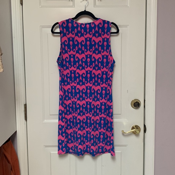 Pink and blue dress - Picture 2 of 4